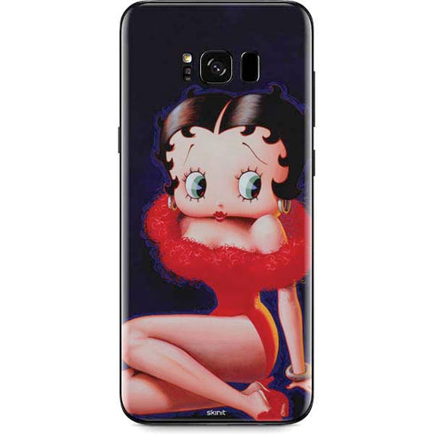 Betty Boop Red Dress Galaxy S8 Plus Skin